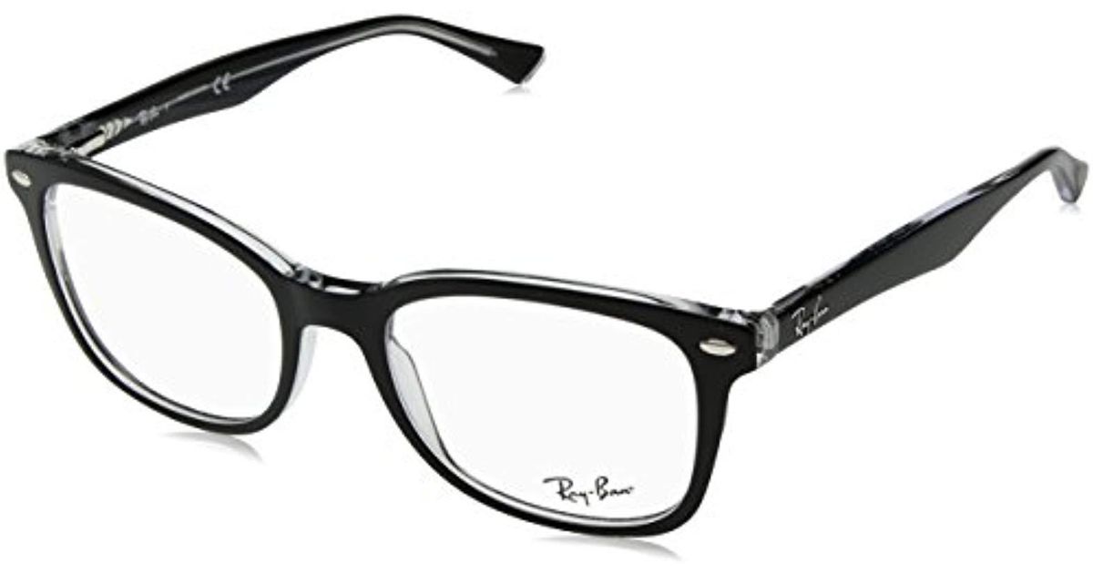 Ray Ban Unisex Rx Eyeglasses In Gray For Men Lyst