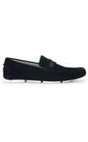 Calvin Klein Michael Suede Driving Moccasins - Lyst