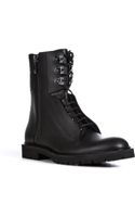 sergio rossi combat boots