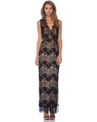 Twelfth Street Cynthia Vincent Sleeveless Lace Maxi Dress - Lyst