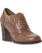 Steve Madden Junni Stacked Heel Ankle Boots - Lyst