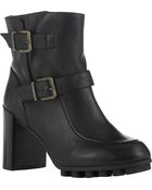 Robert Clergerie Double-Buckle Apin Boots - Lyst