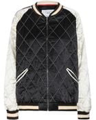 McQ by Alexander McQueen Silk Bomber Jacket - Lyst