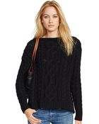 Polo Ralph Lauren Cable-Knit Sweater - Lyst