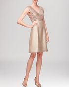 Kay Unger Dress - Sleeveless Sequin Lace - Lyst