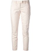 Dondup Cropped Tailored Trouser - Lyst