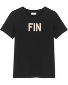 Hentsch Man Fin Black Crew Graphic Tee - Lyst