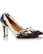 Isabel Marant Kurt Leather Detailed Suede Pumps - Lyst
