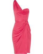 Issa Draped Silkjersey Dress - Lyst