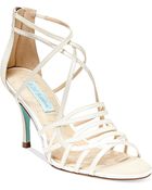 Betsey Johnson Blue By Crown Evening Sandals - Lyst