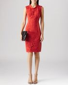 Reiss Dress - Riva Lace Panel Shift - Lyst