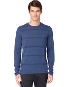 Calvin Klein Ottoman Stripe Crewneck - Lyst