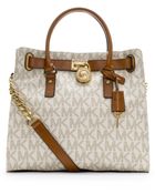 Michael Kors Hamilton Large Logo Tote - Lyst