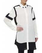 McQ by Alexander McQueen Monochrome Shirt Dress - Lyst