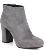 Prada Suede Ankle Boots - Lyst