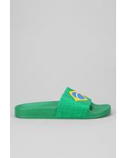 Adidas Adilette Flag Slideon Sandal - Lyst