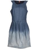 Dondup Short Dress - Lyst