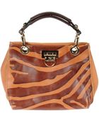 Angelo Marani Medium Leather Bag - Lyst