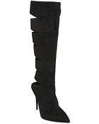 Giuseppe Zanotti 110Mm Cut Out Suede Boots - Lyst