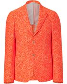 Jil Sander Techno-Cotton Jacquard Camilla Blazer - Lyst