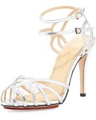 Charlotte Olympia Ursula Strappy Platform Sandal - Lyst