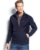 Michael Kors Nylon-Front Jacket - Lyst
