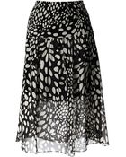 Chloé Dotted Skirt - Lyst