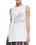 3.1 Phillip Lim Embellished Lights Out Tank Top - Lyst