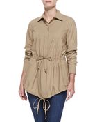 Donna Karan New York Long-Sleeve Parachute Jacket - Lyst