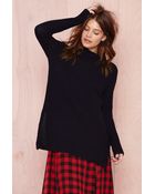 Nasty Gal Neck And Neck Sweater - Lyst