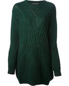 Thakoon Cable-Knit Sweater - Lyst