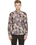 Paul Smith Cream Cactus Print Mari Shirt - Lyst