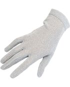 Black.co.uk Short Silver Lurex Evening Gloves - Lyst