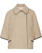 L'Agence Woven Linen Jacket - Lyst