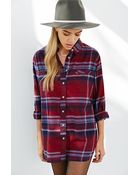 BDG Obie Flannel Button-Down Shirt - Lyst