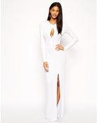 Asos Tall Super Plunge Jersey Maxi - Lyst