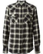 Dondup Plaid Print Shirt - Lyst