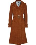 BLK DNM 22 Suede Trench Coat - Lyst