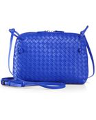 Bottega Veneta Small Woven Crossbody - Lyst
