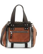Ash Mick Colorblock Zip Satchel Bag - Lyst