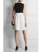 Roland Mouret Antila Two-Tone Wool-Crepe Dress - Lyst