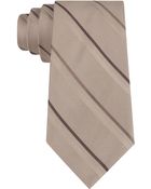 MICHAEL Michael Kors Striped Silk Tie - Lyst