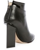 Jimmy Choo Legion Leather Pointtoe Bootie Black - Lyst