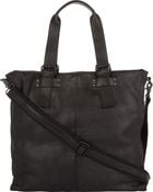 Barneys New York Front-Flap Messenger Bag - Lyst