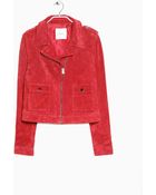 Mango Suede Jacket - Lyst