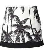 Fausto Puglisi Palm Tree Mini-Skirt - Lyst
