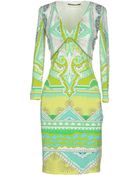 Roberto Cavalli Short Dress - Lyst