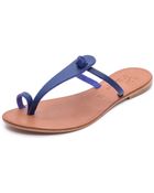 Joie A La Plage Rivage Toe Ring Flat Sandals - Lyst