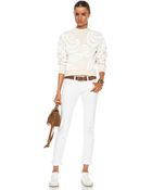 Acne Studios Bird Allover Cottonblend Sweatshirt - Lyst