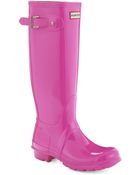 Hunter Original Gloss Rainboots - Lyst